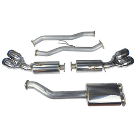 Injen 10-13 Hyundai Genesis Coupe 2.0L(t) 4cyl SS Exhaust w/ 76mm Y-Pipe Resonator/Molded SS Flanges - 0