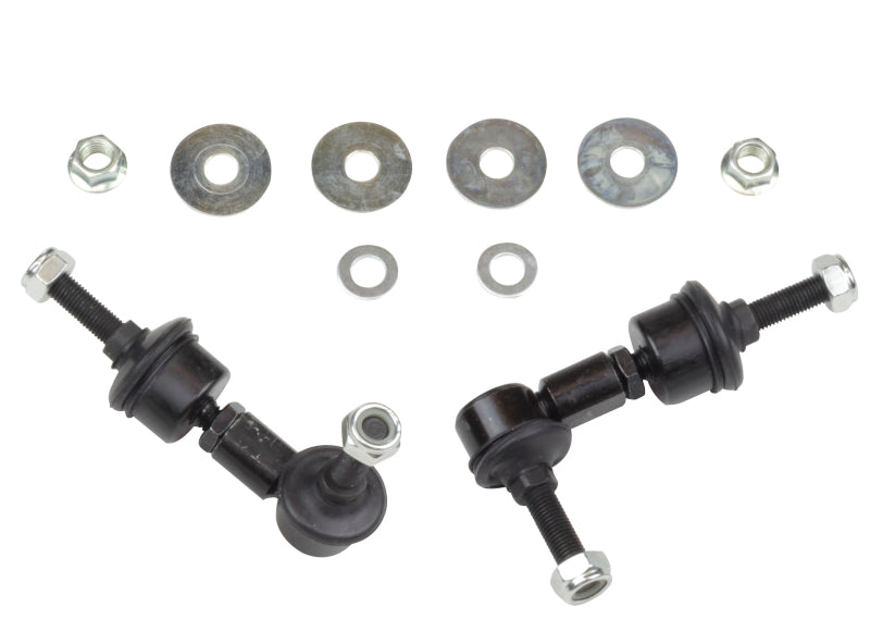 Whiteline 5/05+ Ford Focus / 04+ Mazda 3 BK Rear Swaybar Link Kit H/Duty Adj Steel Ball - 0