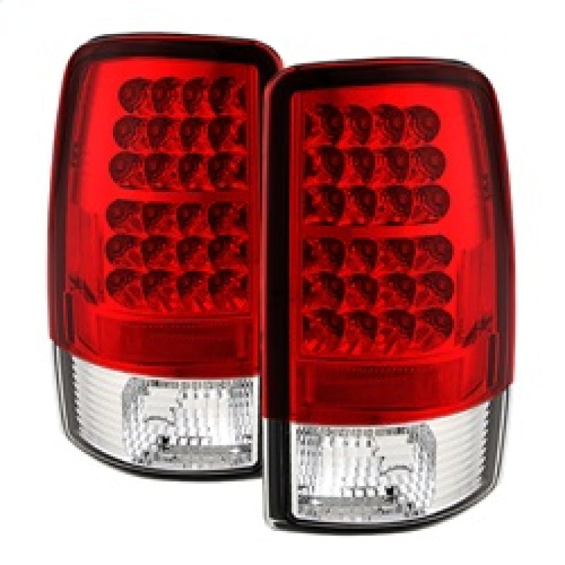 Spyder Chevy Suburban/Tahoe 1500/2500 00-06 LED Tail Lights Red Clear ALT-YD-CD00-LED-RC - 0