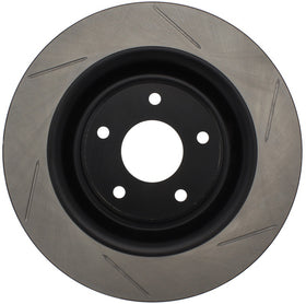 StopTech Power Slot 06-10 Chevrolet Corvette Front Left Slotted Rotor - 0
