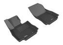3D MAXpider 2016-2020 Toyota/Scion Yaris/Yaris Ia/Ia Kagu 1st Row Floormat - Black-1