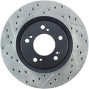 StopTech 00-09 S2000 Slotted & Drilled Right Front Rotor-2