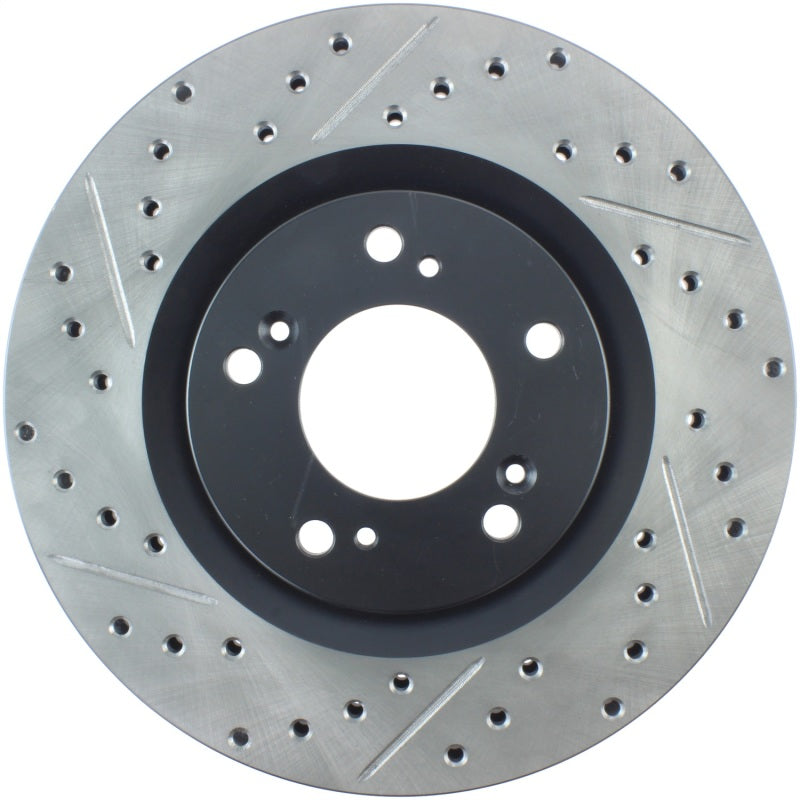StopTech 00-09 S2000 Slotted & Drilled Right Front Rotor - 0