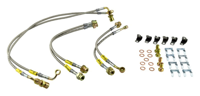 Goodridge 00-06 Chevrolet Tahoe (Rear Disc w/ Stabila Trak) Stainless Steel Brake Line Kit - 0