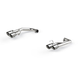MBRP 18-20 Ford Mustang GT 2.5in T304 Non Active Dual Axle Back Exhaust System - 4in Dual Wall Tips - 0