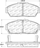 StopTech Street Touring 93-95 Honda Civic Coupe Front Brake Pads-5