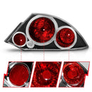 ANZO 2000-2005 Mitsubishi Eclipse Taillights Black-8