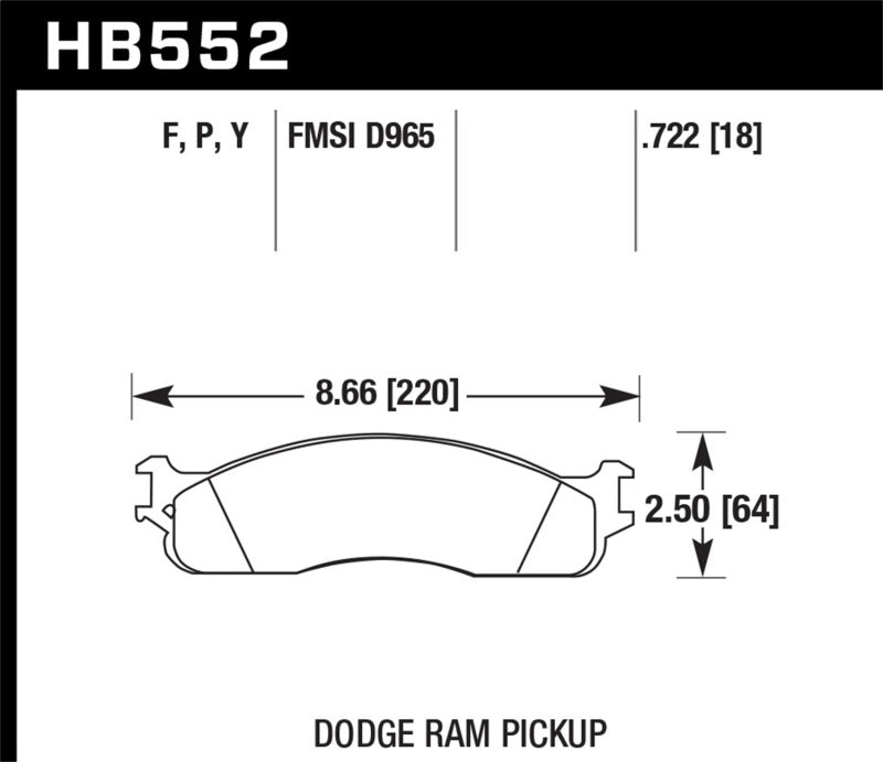 Hawk Super Duty Street Front Brake Pads - 0