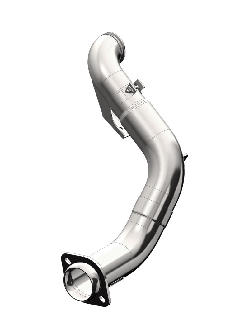 MBRP 2015 Ford 6.7L Powerstroke (Non Cab & Chassis Only) 4in Turbo Down-Pipe T409 Aluminized - 0
