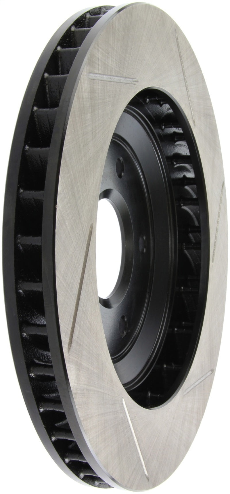 StopTech Power Slot 97-04 Chevy Corvette / 04 & 08 Cadillac XLR/XLR-V Front Right Slotted Rotor - 0