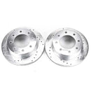 Power Stop 03-19 Chevrolet Express 2500 Rear Evolution Drilled & Slotted Rotors - Pair-1