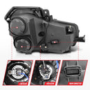 ANZO 2003-2007 Cadillac CTS Projector Headlights w/ Halo Black (CCFL)-10