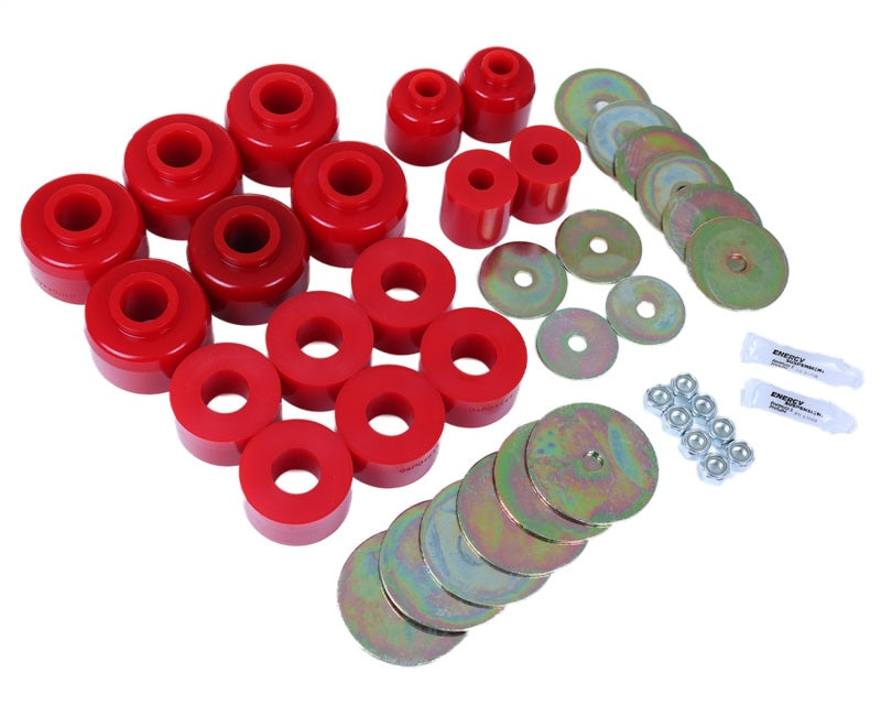 Energy Suspension 03-09 Toyota 4Runner/GX470 / 07-14 FJ Cruiser Red Body Mount Bushing Set