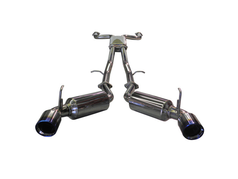 Injen 09-20 Nissan 370Z Dual 60mm SS Cat-Back Exhaust w/ Built In Resonated X-Pipe - 0