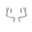 MagnaFlow Axle-Back, SS, 2.5in, Quad Split Rear 3.5in Tip 2015 Dodge Challenger 3.6L V6-32