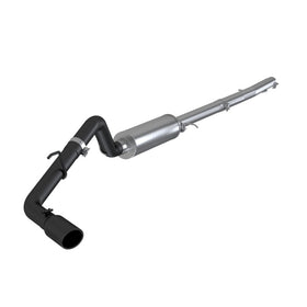 MBRP 2019 Ford Ranger Ecoboost 2.3L 4in OD Tip Single Side Exit 3in Black Coated Cat Back - 0