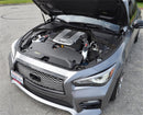 Injen 14 Infiniti Q50 3.7L V6 Polished Dual Short Ram Intake w/ MR Techn and Heat Shields-3
