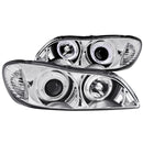 ANZO 2000-2004 Infiniti I30 Projector Headlights w/ Halo Chrome-2