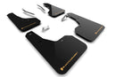 Rally Armor 22-24 Subaru Forester &amp; Wilderness Black UR Mud Flap w/Wild Orange Logo-1