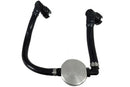 J&L 2018-2023 Ford Mustang GT Passenger Side Oil Separator 3.0 - Clear Anodized-3