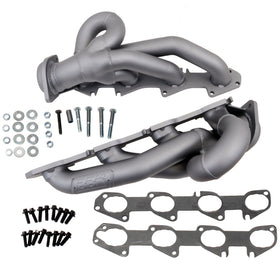 BBK 14-18 GM Truck 5.3/6.2 1 3/4in Shorty Tuned Length Headers - Titanium Ceramic - 0