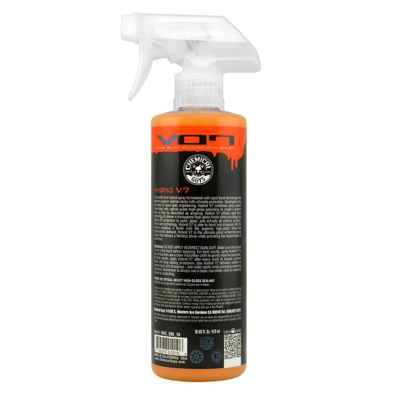 Chemical Guys Hybrid V07 Optical Select High Gloss Spray Sealant & Quick Detailer - 16oz