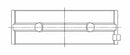 ACL 08+ Mitsubishi 4B11T Evo X Std Size High Perf w/ Extra Oil Clearance Main Bearing Se-2