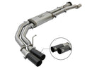 aFe POWER Rebel Series 3in 409 SS Cat Back Exhaust w/ Black Tips 17 Ford F-150 Raptor V6-3.5L-1