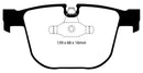 EBC 08-10 BMW M3 4.0 (E90) Yellowstuff Rear Brake Pads-5