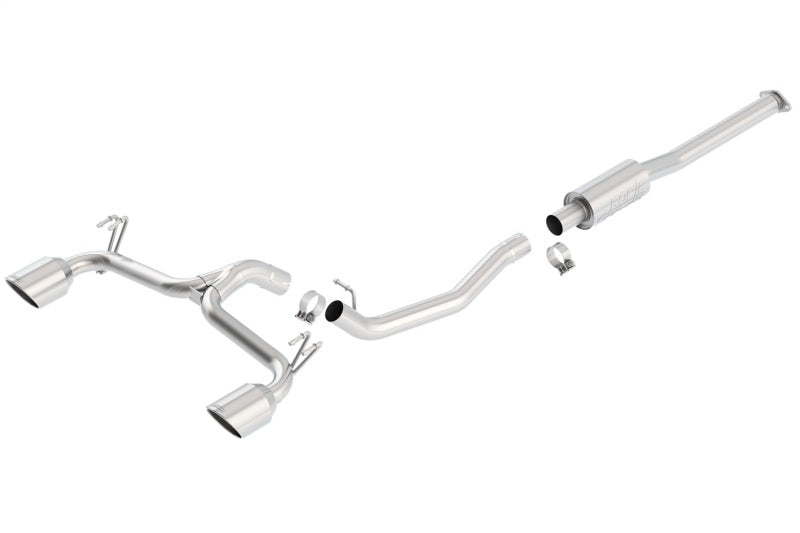 Borla 09-15 Mitsubishi Lancer Ralliart 2.0L 4cyl MT 6spd AWD Catback Exhaust - 0