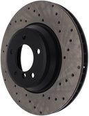 StopTech 07-10 BMW 335i Cross Drilled Left Front Rotor-10