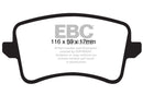 EBC 09-11 Audi A4 2.0 Turbo Redstuff Rear Brake Pads-4