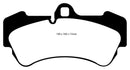 EBC 04-07 Porsche Cayenne 3.2 Yellowstuff Front Brake Pads-4