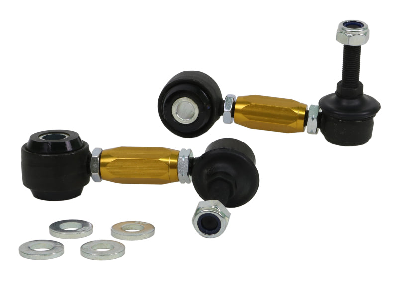 Whiteline 90-97 Mazda Miata Adjustable Front Sway Bar Links - 0