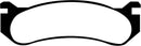EBC 02 Cadillac Escalade 5.3 (Akebono rear caliper) Yellowstuff Front Brake Pads-5