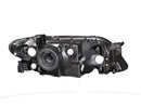 ANZO 2001-2003 Mazda Protege Crystal Headlights Black-5