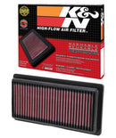 K&N Replacement Panel Air Filter 12-14 Nissan Versa 1.6L 1.031in H x 9.125in OS L x 4in OS W-12