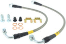 StopTech 06-09 Pontiac Solstice Stainless Steel Front Brake Line Kit-1