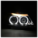 Spyder BMW E90 3-Series 06-08 (4 dr) Proj LED Halo Amber Reflctr Rplc Bulb Smke PRO-YD-BMWE9005-AM-S-18