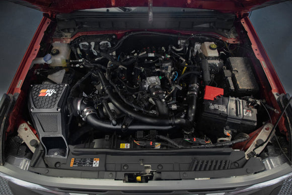 K&N 21-23 Ford Bronco 2.7L V6 F/I DRYFLOW Performance Air Intake System