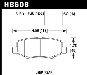 Hawk LTS Street Brake Pads - 0