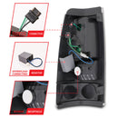 ANZO 1999-2007 Chevrolet Silverado 1500 LED Taillights Red/Clear-17