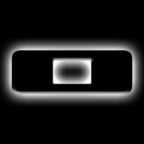 ORACLE Lighting Universal Illuminated LED Letter Badges - Matte Black Surface Finish - O