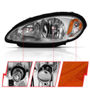 ANZO 2001-2005 Chrysler Pt Cruiser Crystal Headlight Chrome Amber (OE)-13