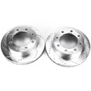 Power Stop 00-05 Ford Excursion Front Evolution Drilled & Slotted Rotors - Pair-2