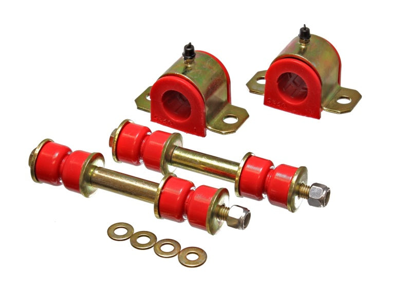 Energy Suspension 95-00 Toyota Pickup 2WD (Exc T-100/Tundra) Red 25mm Front Sway Bar Bushing Set - 0