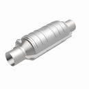 MagnaFlow Univ Cat Conv 2in Inlet/Outlet Ctr/Ctr Round 11in Body L x 5.125in W x 15in Overall L-26