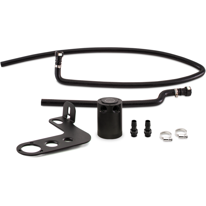 Mishimoto 10-15 Chevrolet Camaro SS (Automatic) Baffled Oil Catch Can Kit - Black - 0