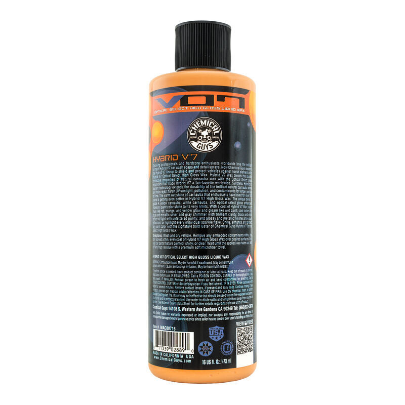 Chemical Guys Hybrid V07 Optical Select High Gloss Liquid Wax - 16oz - 0