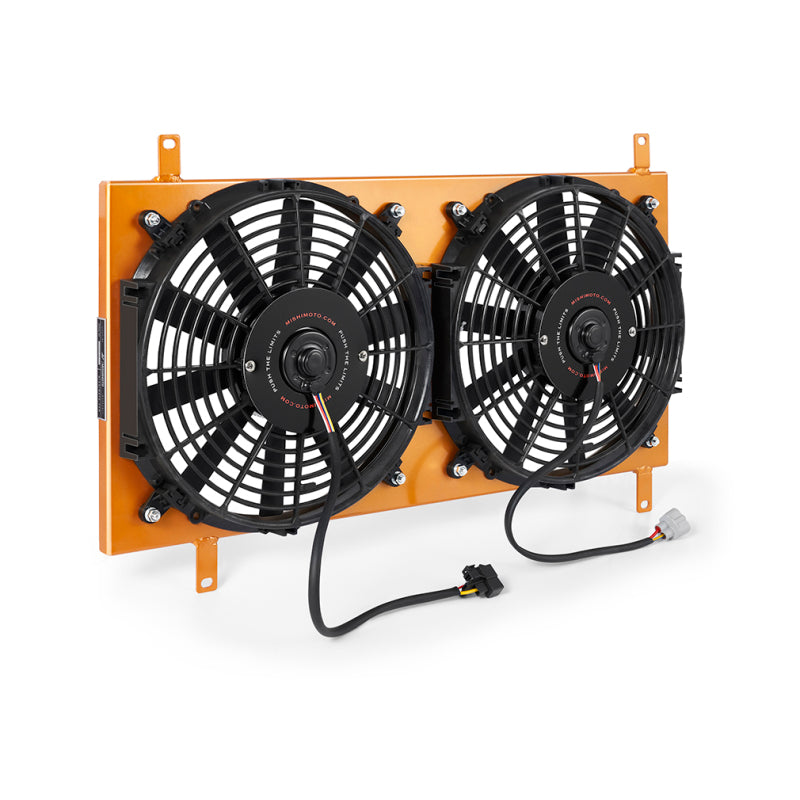 Mishimoto 90-97 Mazda Miata Aluminum Fan Shroud Gold - 0